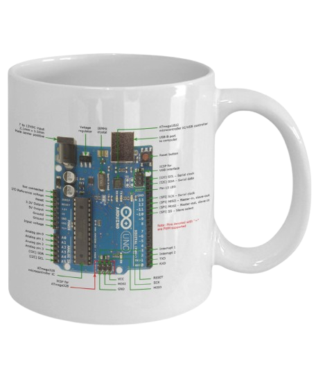 Arduino schematic Funny Phrases on mugs